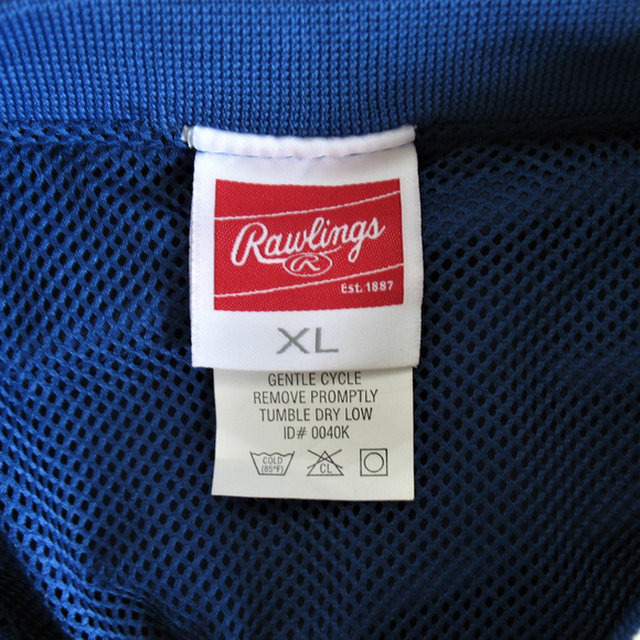 Youth RAWLINGS Pullover Lined Windbreaker Jacket - Picture 6 of 7